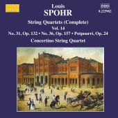 Album artwork for Louis Spohr - Complete String Quartets Vol 14