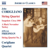 Album artwork for CORIGLIANO: MUSIC FOR STRING QUARTET