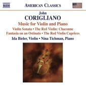 Album artwork for Corigliano: Music for Violin and Piano / Bieler