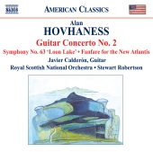 Album artwork for Hovhaness: Guitar Concerto No. 2, Symphony No. 63