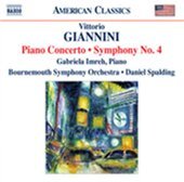 Album artwork for Giannini: Piano Concerto, Symphony No. 4