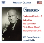Album artwork for Anderson: Orchestral Music Vol. 3 (Slatkin)