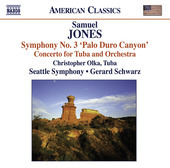 Album artwork for Jones: Concerto for Tuba and Orchestra / Symphony