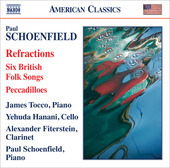 Album artwork for Schoenfeld: Refractions, Six British Folk Songs, e