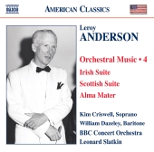 Album artwork for Anderson: Orchestral Music, Vol. 4 (Slatkin)