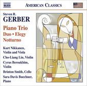 Album artwork for Gerber: Piano Trio / Duo / Elegy / Notturno