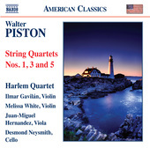 Album artwork for Piston: String Quartet 1,3 &5