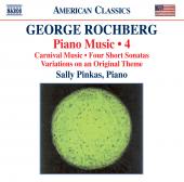 Album artwork for George Rochberg: Piano Music vol. 4