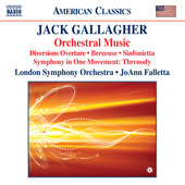 Album artwork for Gallagher: Orchestral Music