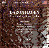 Album artwork for Hagen: 21st-Century Song Cycles