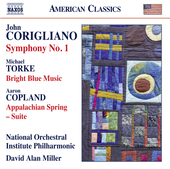 Album artwork for Corigliano: Symphony No. 1 - Torke: Bright Blue Mu