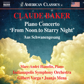 Album artwork for Claude Baker: Piano Concerto 