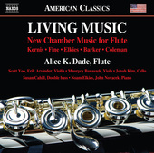 Album artwork for Living Music: New Chamber Music for Flute