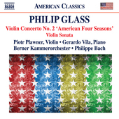 Album artwork for Glass: Violin Concerto No. 2, 'American Four Seaso
