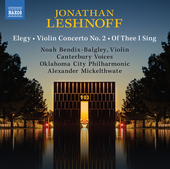 Album artwork for Leshnoff: Elegy, Violin Concerto No. 2, Of Thee I 