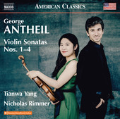 Album artwork for Antheil: Violin Sonatas Nos. 1-4