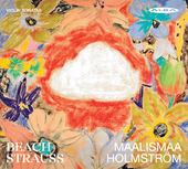 Album artwork for Beach & Strauss violin sonatas
