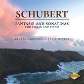 Album artwork for Schubert: Fantasie and Sonatinas for Violin and Pi