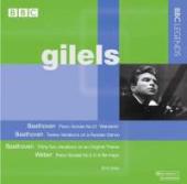 Album artwork for Emil Gilels: Beethoven and Weber