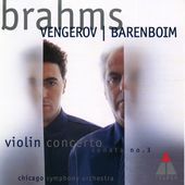 Album artwork for BRAHMS: VIOLIN CONCERTO - Vengerov