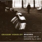 Album artwork for BRAHMS: BALLADES, OP.10; PIANO SONATA NO.3