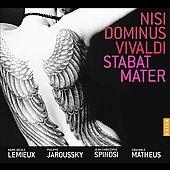 Album artwork for Vivaldi: Nisi Dominus, Stabat Mater / Lemieux