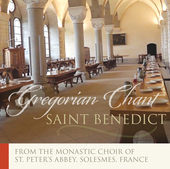 Album artwork for Gregorian Chant for ST. BENEDICT