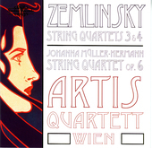 Album artwork for ZEMLINSKY: STR QRT 3, 4/ MULLER-HERMANN: STR QRT 6