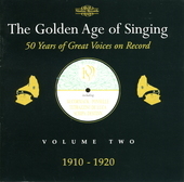 Album artwork for GOLDEN AGE OF SINGING, THE, VOLUME 2