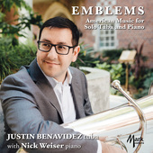 Album artwork for Emblems: American Music for Solo Tuba & Piano