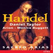 Album artwork for HANDEL - SACRED ARIAS (Taylor/Huggett)