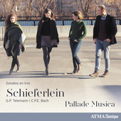 Album artwork for Schieferlein, Telemann & C.P.E. Bach: Sonates en t