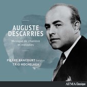 Album artwork for Auguste Descarries: Musique de chambre et Mélodie