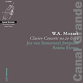 Album artwork for MOZART - CLAVIER-CONCERTE NO. 20 & 21