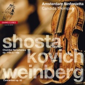 Album artwork for SHOSTAKOVICH. Chamber Symphonies. Amsterdam Sinfon