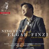 Album artwork for Elgar & Finzi: Violin Concertos / Ning Feng
