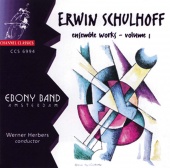 Album artwork for SCHULHOFF. Ensemble Works - Vol.1. Ebony Band/Herb