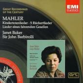 Album artwork for Mahler: Kindertotenlieder, Rückertlieder / Baker