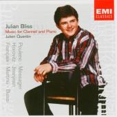 Album artwork for MUSIC FOR CLARINET AND PIANO / Julian Bliss