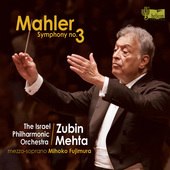 Album artwork for Mahler: SYMPHONY NO. 3 - Mehta, Fujimura, Israel P