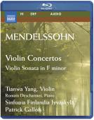 Album artwork for Mendelssohn: Violin Concertos & Sonata / Yang