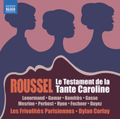 Album artwork for Roussel: Le testament de la tante Caroline (1964 v
