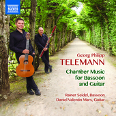 Album artwork for Telemann: Chamber Music for Bassoon & Guitar