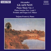 Album artwork for GLAZUNOV: PIANO MUSIC, VOL.3