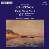 Album artwork for Glazunov PIANO MUSIC, VOL. 4