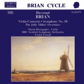 Album artwork for Brian: Violin Concerto; Symphony 18