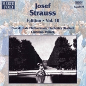 Album artwork for STRAUSS: JOSEF STRAUSS EDITION, VOL.10
