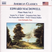 Album artwork for EDWARD MACDOWELL - PIANO MUSIC VOLUME THREE