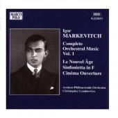 Album artwork for Markevitch: ORCHESTRAL MUSIC, VOL. 1