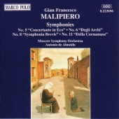 Album artwork for MALIPIERO: SYMPHONIES NOS.5, 6, 8, AND 11